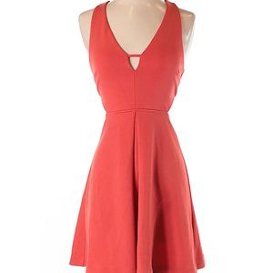 Express Cutout Dress Coral Red Size 2